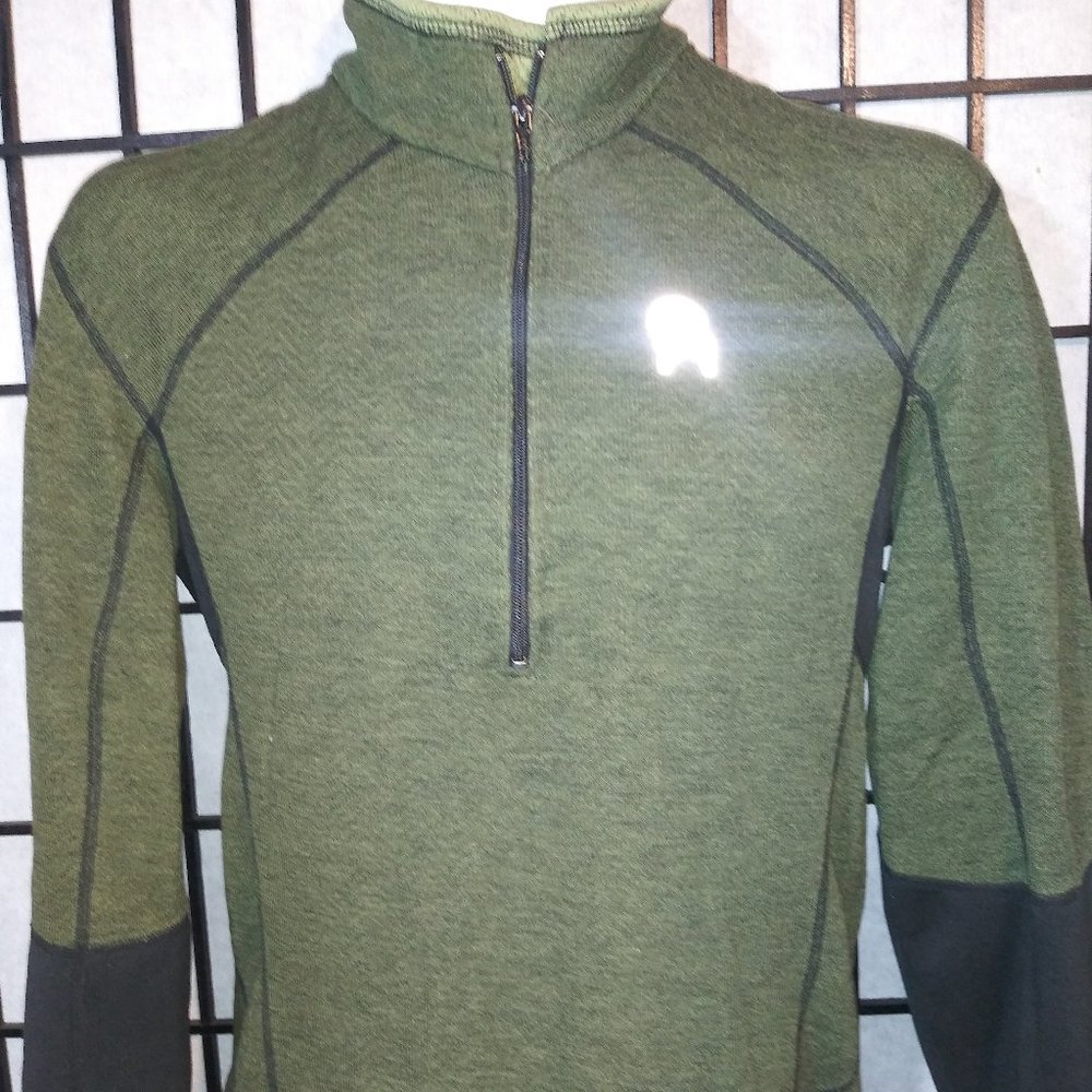 Backcountry Men's Green pullover jacket  1/4 zip S